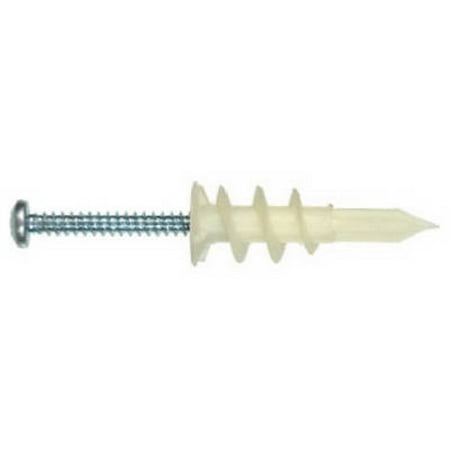 New 6PK Hillman 5089 Scru N Grip Hollow Wall Anchor with Screw 2 Pack