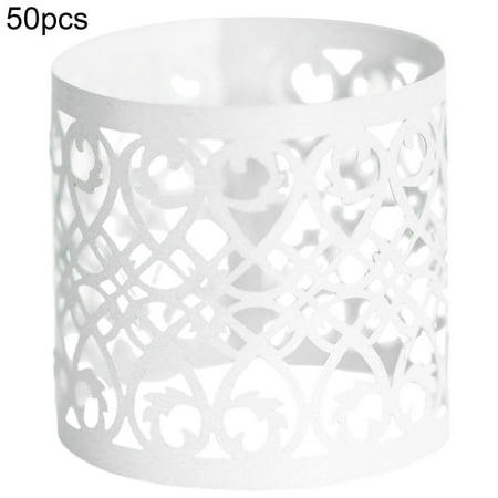 XIEC 50Pcs Napkin Ring Decorative Bendable Eco-friendly Hollow-out Design Towel Holder Home Decor
XIEC 50Pcs Napkin Ring Decorative Bendable Eco-friendly Hollow-out Design Towel Holder Home Decor
