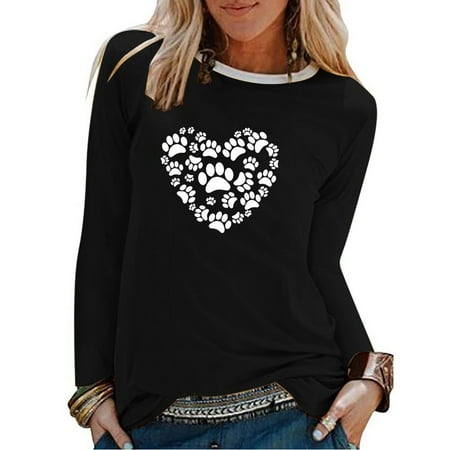 Inkach Womens Bears Paw Love Pattern Tupper Garment