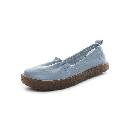 Woobling Ladies Flats Comfort Loafers Non-slip Casual Shoes Work Walking Shoe Lightweight Slip On Blue 5.5
Woobling Ladies Flats Comfort Loafers Non-slip Casual Shoes Work Walking Shoe Lightweight Slip On Blue 5.5