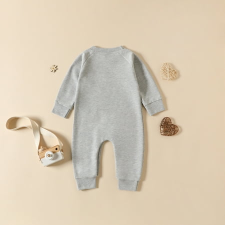 Gubotare Baby Bodysuit Baby Boys Girls Long Sleeve Sweatshirt Romper Bodysuit Oversized Onesie Outfit Cute Fall Winter Clothing Gray 18-24 Months
Gubotare Baby Bodysuit Baby Boys Girls Long Sleeve Sweatshirt Romper Bodysuit Oversized Onesie Outfit Cute Fall Winter Clothing Gray 18-24 Months