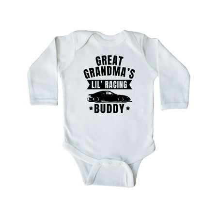Inktastic Great Grandmas Lil Racing Buddy Gift Baby Boy or Baby Girl Long Sleeve Bodysuit
Inktastic Great Grandmas Lil Racing Buddy Gift Baby Boy or Baby Girl Long Sleeve Bodysuit