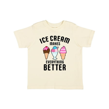 Inktastic Ice Cream Makes Everything Better Gift Toddler Boy or Toddler Girl T-Shirt
Inktastic Ice Cream Makes Everything Better Gift Toddler Boy or Toddler Girl T-Shirt