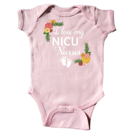 Inktastic I Love My NICU Nurses with Baby Footprints and Flowers Gift Baby Boy or Baby Girl Bodysuit
Inktastic I Love My NICU Nurses with Baby Footprints and Flowers Gift Baby Boy or Baby Girl Bodysuit