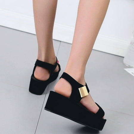 Cathalem Home Sandals for Women Memory Foam Heels Roman Large Women s Wedge Size Fashion Sandals Colorblock Platform Women s Sandal Black 6.5
Cathalem Home Sandals for Women Memory Foam Heels Roman Large Women s Wedge Size Fashion Sandals Colorblock Platform Women s Sandal Black 6.5