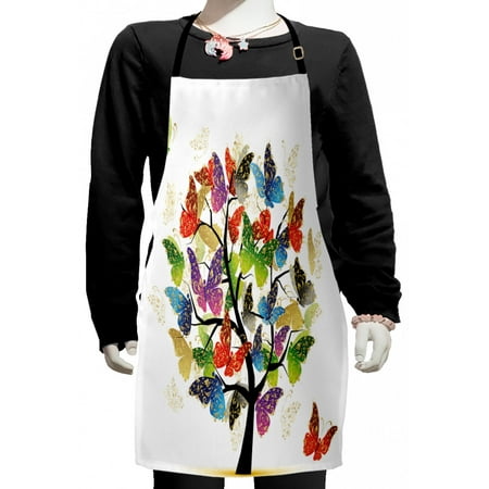 Modern Kids Apron Nature Tree with Floral Butterflies Leaves Vivid Vibrant Artwork Print Boys Girls Apron Bib with Adjustable Ties for Cooking Baking Painting Multicolor by Ambesonne
Modern Kids Apron Nature Tree with Floral Butterflies Leaves Vivid Vibrant Artwork Print Boys Girls Apron Bib with Adjustable Ties for Cooking Baking Painting Multicolor by Ambesonne
