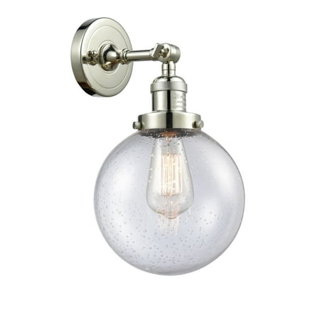 Innovations Lighting 203-8 Beacon Beacon 1 Light 14 Tall Bathroom Sconce - Nickel
Innovations Lighting 203-8 Beacon Beacon 1 Light 14 Tall Bathroom Sconce - Nickel