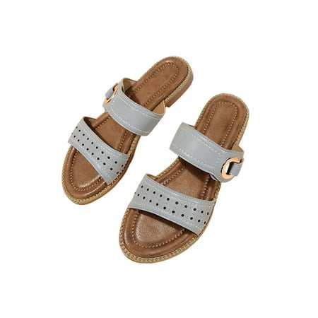 Oucaili Womens Flat Sandals Beach Slides Summer Slide Sandal Casual Slip On Shoes Walking Blue 8
Oucaili Womens Flat Sandals Beach Slides Summer Slide Sandal Casual Slip On Shoes Walking Blue 8