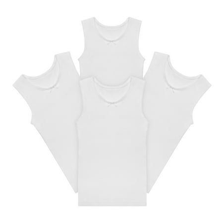 Buyless Fashion Big Girls Tagless Cami Scoop Neck Undershirts White Cotton Tank With Trim (4 Pack)
Buyless Fashion Big Girls Tagless Cami Scoop Neck Undershirts White Cotton Tank With Trim (4 Pack)