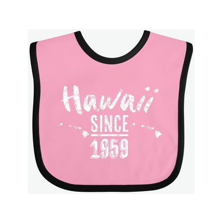 Inktastic Hawaii Since 1959 Gift Baby Boy or Baby Girl Bib