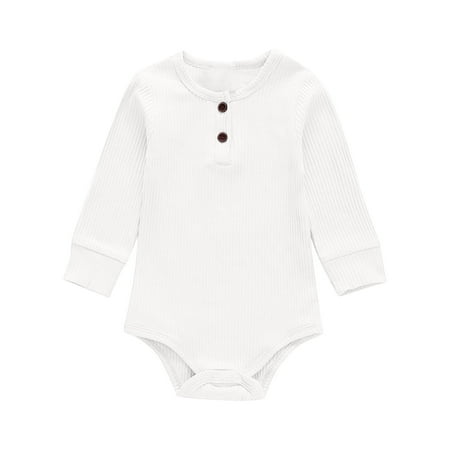 Infant Baby Boys and Girls Autumn and Winter Long Sleeve One-piece Suit Solid Color Round Neck Triangle Crawling Suit
Infant Baby Boys and Girls Autumn and Winter Long Sleeve One-piece Suit Solid Color Round Neck Triangle Crawling Suit