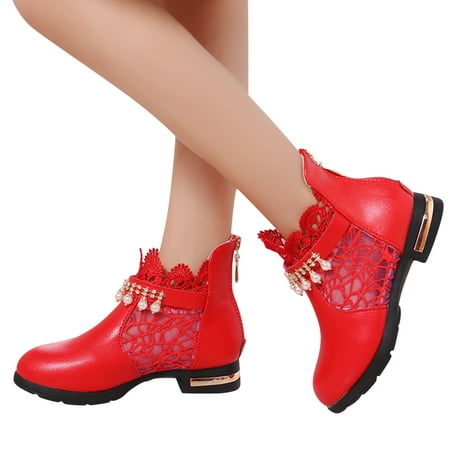 GEWSEY Newborn Boots Girls Cowgirl Cowboy Ankle Western Boots Side Zipper Riding Shoes Little Kid/Big Kid Red 1.5
GEWSEY Newborn Boots Girls Cowgirl Cowboy Ankle Western Boots Side Zipper Riding Shoes Little Kid/Big Kid Red 1.5