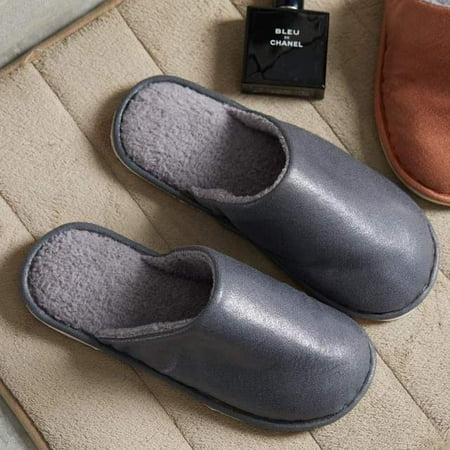 CoCopeaunt New Soft Sole Slippers Men Women Indoor Floor Flat Shoes Autumn Winter Warm Home PU Leather Warm Plush Bedroom House Slides
CoCopeaunt New Soft Sole Slippers Men Women Indoor Floor Flat Shoes Autumn Winter Warm Home PU Leather Warm Plush Bedroom House Slides
