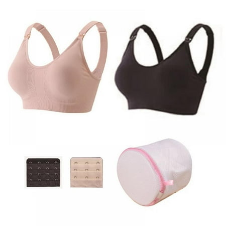 One-Piece Seamless Nursing Bra 3D Stereo Massage Promotes Breastmilk Production with Extension Clasp and Laundry Bag 2 Pack
One-Piece Seamless Nursing Bra 3D Stereo Massage Promotes Breastmilk Production with Extension Clasp and Laundry Bag 2 Pack