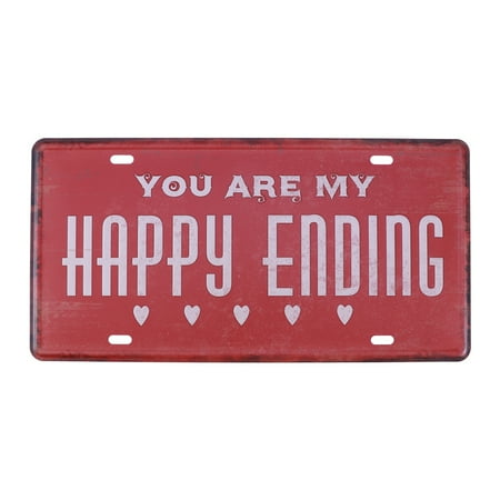 Iron Painting Decor Vintageiron YOU ARE MY HAPPY ENDING Painting Wall Decor Metal Craft Bar Cafe Decor (Red) 
Iron Painting Decor Vintageiron YOU ARE MY HAPPY ENDING Painting Wall Decor Metal Craft Bar Cafe Decor (Red)