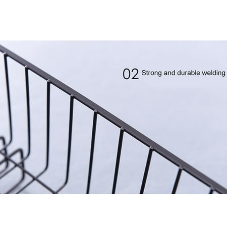 Metal Storage Rack Under Shelf Rack Wire Cabinet Basket Storage Tableware Cup Rack Organizer Kitchen Hanging Tools
Metal Storage Rack Under Shelf Rack Wire Cabinet Basket Storage Tableware Cup Rack Organizer Kitchen Hanging Tools