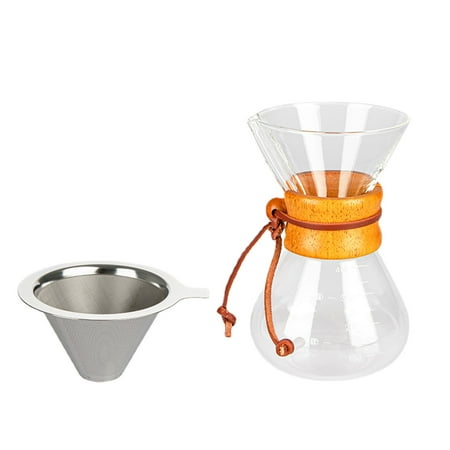 Coffee Drip Brewing Pot | 400ml Portable Filter Paper Free Coffee Pot | Reusable Stainless Steel Coffee Filter Pot for Home Office and Travel
Coffee Drip Brewing Pot | 400ml Portable Filter Paper Free Coffee Pot | Reusable Stainless Steel Coffee Filter Pot for Home Office and Travel