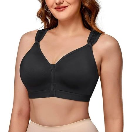 Junlan Women Post Surgical Bra Front Closure Zip Hooks Sports Bras Racerback Support Wirefree Adjustable Straps
Junlan Women Post Surgical Bra Front Closure Zip Hooks Sports Bras Racerback Support Wirefree Adjustable Straps