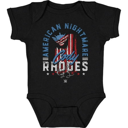Infant 500 Level Black Cody Rhodes American Nightmare Bodysuit