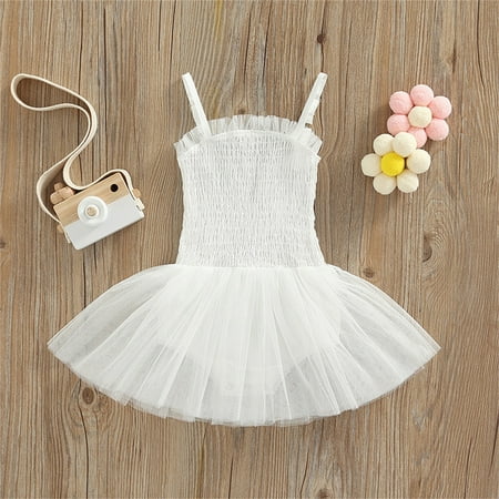 B91xZ Dresses For Girls Baby Girls Solid Summer Autumn Sleeveless Suspenders Dress Jumpsuit Clothes White Size 18-24 Months
B91xZ Dresses For Girls Baby Girls Solid Summer Autumn Sleeveless Suspenders Dress Jumpsuit Clothes White Size 18-24 Months