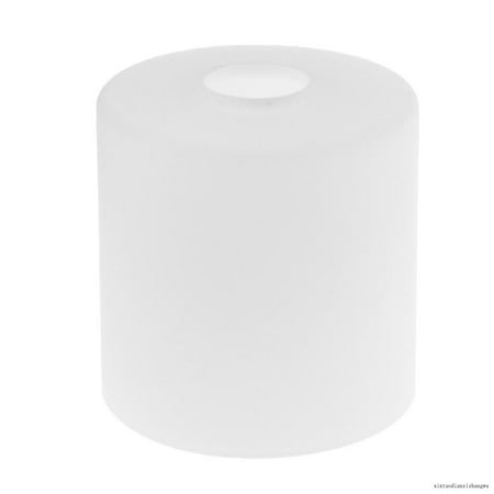 Lovoski Cylindrical Natural Frosted Glass Lampshade Lighting Tube Cylinder