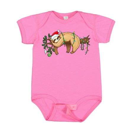 Inktastic Cute Christmas Sloth Sleeping on Branch with Colorful Lights Gift Baby Boy or Baby Girl Bodysuit
Inktastic Cute Christmas Sloth Sleeping on Branch with Colorful Lights Gift Baby Boy or Baby Girl Bodysuit