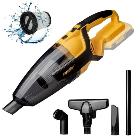 

Mellif Cordless Vacuum for Dewalt 20V Max Battery Handheld Electric Power Vacuum Cleaner for Hardwood/Floor/Carpet/Pet/Hair/Car (No Battery)