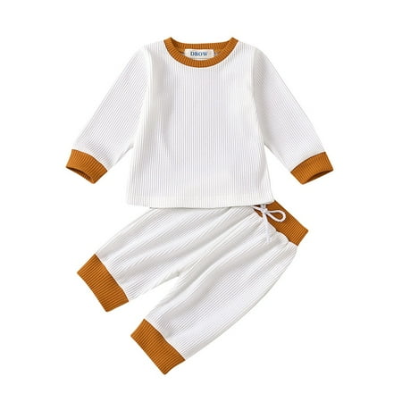 Honeeladyy Newborn Baby Boys Girls Long Sleeve Knitted Tops+Pants Clothes Outfit set White
Honeeladyy Newborn Baby Boys Girls Long Sleeve Knitted Tops+Pants Clothes Outfit set White