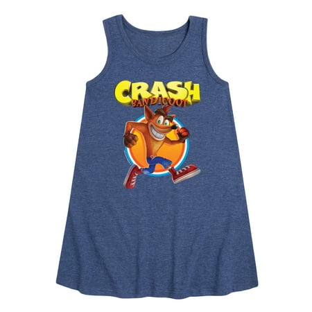 Crash Bandicoot - Crash Circle - Toddler and Youth Girls A-line Dress