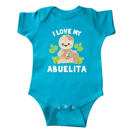 Inktastic Cute Sloth I Love My Abuelita with Green Leaves Gift Baby Boy or Baby Girl Bodysuit
Inktastic Cute Sloth I Love My Abuelita with Green Leaves Gift Baby Boy or Baby Girl Bodysuit