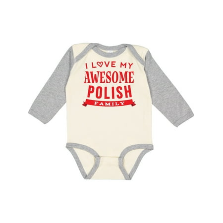 Inktastic Polish Heritage I Love My Awesome Family Gift Baby Boy or Baby Girl Long Sleeve Bodysuit
Inktastic Polish Heritage I Love My Awesome Family Gift Baby Boy or Baby Girl Long Sleeve Bodysuit
