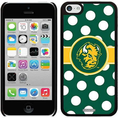 North Dakota State Polka Dots Design on iPhone 5c Thinshield Snap-On Case by Coveroo