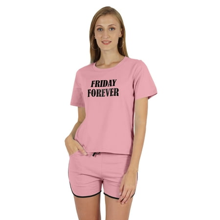 Inkmeso Graphic Printed Friday Forever Pajamas Nightwear Set For Women s Loungewear
Inkmeso Graphic Printed Friday Forever Pajamas Nightwear Set For Women s Loungewear