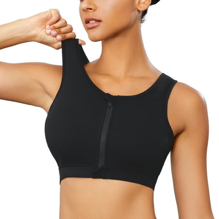 Gotoly Women s Front Closure Sport Bra Wirefree Removable Pads Racerback Workout Yoga Bras with Zipper(Black Small)
Gotoly Women s Front Closure Sport Bra Wirefree Removable Pads Racerback Workout Yoga Bras with Zipper(Black Small)