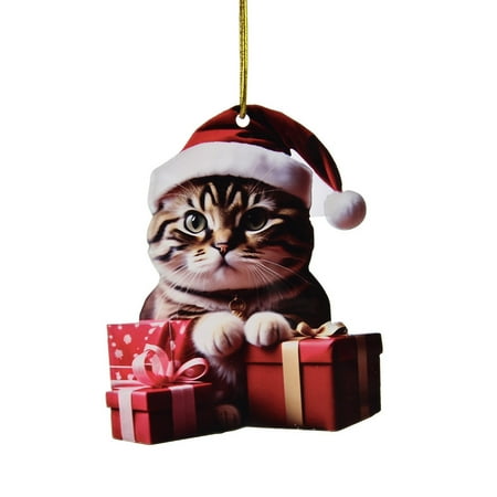 2D Acrylic Cartoon Cat Christmas Tree Pendant Christmas Cartoon Cute Christmas Hat Cat Double Print 2D White Elephant Pendant 1 Piece Holiday Decorations for Home Glass Birds Wedding Beads Bead
2D Acrylic Cartoon Cat Christmas Tree Pendant Christmas Cartoon Cute Christmas Hat Cat Double Print 2D White Elephant Pendant 1 Piece Holiday Decorations for Home Glass Birds Wedding Beads Bead