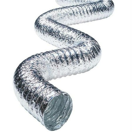 Deflecto Fm0450 Aluminum Flex Ducting- 50 Ft