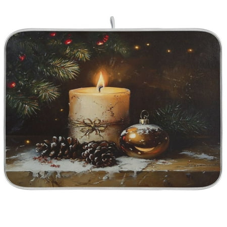 Kitchen Drying Mat 18x24In Drying Dish Mat Dish Drying Mats Kitchen Countertop Multi-Function Drain Drying Mat Kitchen Table Beautiful Christmas Candle Picture
Kitchen Drying Mat 18x24In Drying Dish Mat Dish Drying Mats Kitchen Countertop Multi-Function Drain Drying Mat Kitchen Table Beautiful Christmas Candle Picture