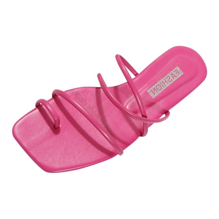 Sandals Women Comfortable Slippers Summer Fashion Solid Color Set Toe Simple Comfortable Flat Large Beach Sandals Shoes For Women Sandals Dressy Black
Sandals Women Comfortable Slippers Summer Fashion Solid Color Set Toe Simple Comfortable Flat Large Beach Sandals Shoes For Women Sandals Dressy Black