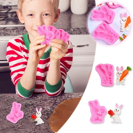 Ovzne 2 PC Easter Rabbit Bunny Silicone Fondant Mold Chocolate Cake Ice Mould Tray Clearance
Ovzne 2 PC Easter Rabbit Bunny Silicone Fondant Mold Chocolate Cake Ice Mould Tray Clearance