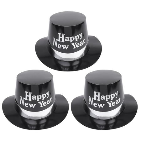 3pcs Party Happy New Year Letter Tophat Paper Hats Creative Headdress Decorations Party Favors for Cosplay Party (White Letter)
3pcs Party Happy New Year Letter Tophat Paper Hats Creative Headdress Decorations Party Favors for Cosplay Party (White Letter)