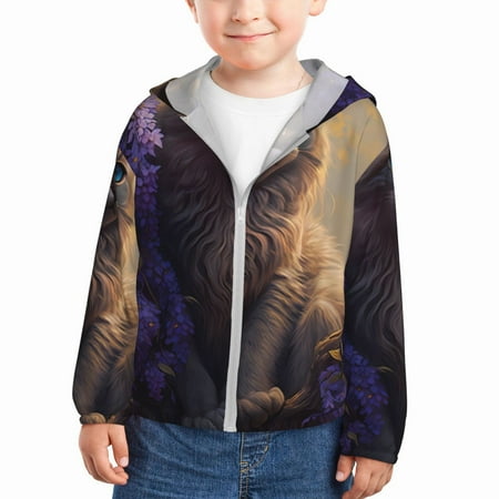 Goofa Purple Flower Lazy Cat Printed Kids Zip-Up Hoodie Girls Boys UPF50+ Sun Protection Jacket Hooded Cooling Shirt-4 Years
Goofa Purple Flower Lazy Cat Printed Kids Zip-Up Hoodie Girls Boys UPF50+ Sun Protection Jacket Hooded Cooling Shirt-4 Years