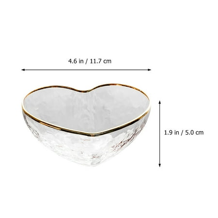 Transparent Bowl Glass Heart Shaped Bowl Breakfast Fruit Salad Bow Dinnerware
Transparent Bowl Glass Heart Shaped Bowl Breakfast Fruit Salad Bow Dinnerware