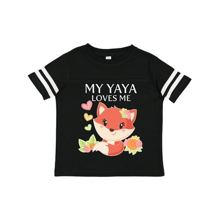 Inktastic My Yaya Loves Me- Little Fox Gift Toddler Boy or Toddler Girl T-Shirt
Inktastic My Yaya Loves Me- Little Fox Gift Toddler Boy or Toddler Girl T-Shirt