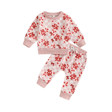 Binshrliy Infant Girl Christmas Outfits Clothes 3M 6M 12M 18M 24M 3T Baby Girl Long Sleeve Print Sweatshirt + Elastic Long Pants 2Pcs Christmas-themed Clothing Costume for Toddler
Binshrliy Infant Girl Christmas Outfits Clothes 3M 6M 12M 18M 24M 3T Baby Girl Long Sleeve Print Sweatshirt + Elastic Long Pants 2Pcs Christmas-themed Clothing Costume for Toddler
