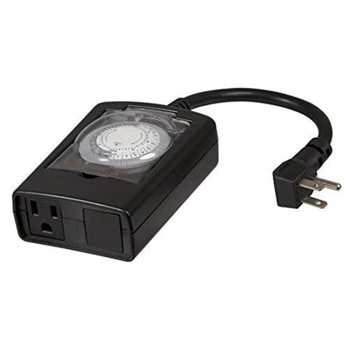 Westek TM12DOLB 1-Outlet Timer Outdoor Rated, Black