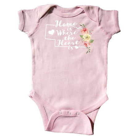 Inktastic Nebraska Home is Where the Heart is with Watercolor Floral Gift Baby Boy or Baby Girl Bodysuit
Inktastic Nebraska Home is Where the Heart is with Watercolor Floral Gift Baby Boy or Baby Girl Bodysuit