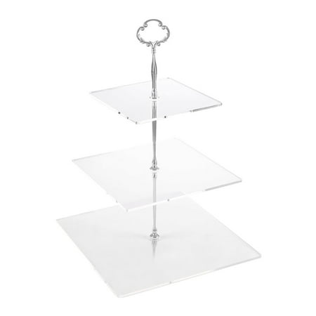 Meizhencang 3 Layer Square Acrylic Party Cupcake Macaron Cake Holder Stand Display Rack
Meizhencang 3 Layer Square Acrylic Party Cupcake Macaron Cake Holder Stand Display Rack