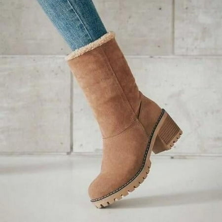 Womens Snow Boots Winter Warm Ankle Boots Thickened Warm Fleece Lining Outdoor Fur Lined Shoes for Ladies
Womens Snow Boots Winter Warm Ankle Boots Thickened Warm Fleece Lining Outdoor Fur Lined Shoes for Ladies