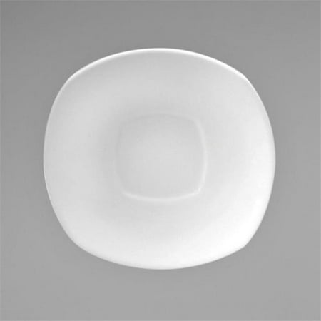 Oneida R4020000506 6 in. Fusion Arq Bright White Porcelain Coupe Saucer