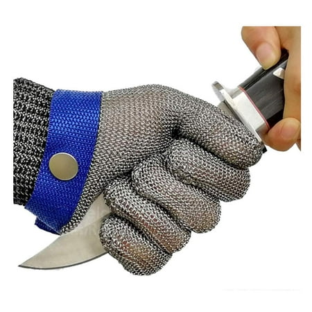 Cut Resistant Gloves Stainless Steel Wire Mesh Butcher Safety Work Gloves for Meat Cutting Fishing (Medium 2 Pieces)
Cut Resistant Gloves Stainless Steel Wire Mesh Butcher Safety Work Gloves for Meat Cutting Fishing (Medium 2 Pieces)